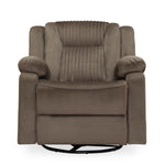 Quito 1 Seater Manual Recliner Sofa- Brown
