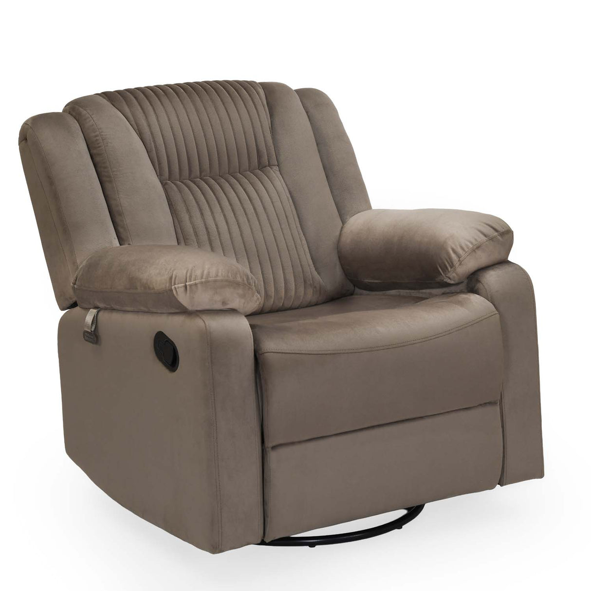 Quito 1 Seater Manual Recliner Sofa- Brown