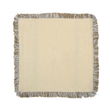 Palm Tree Embroidery Cotton Trivet- Beige and Brown