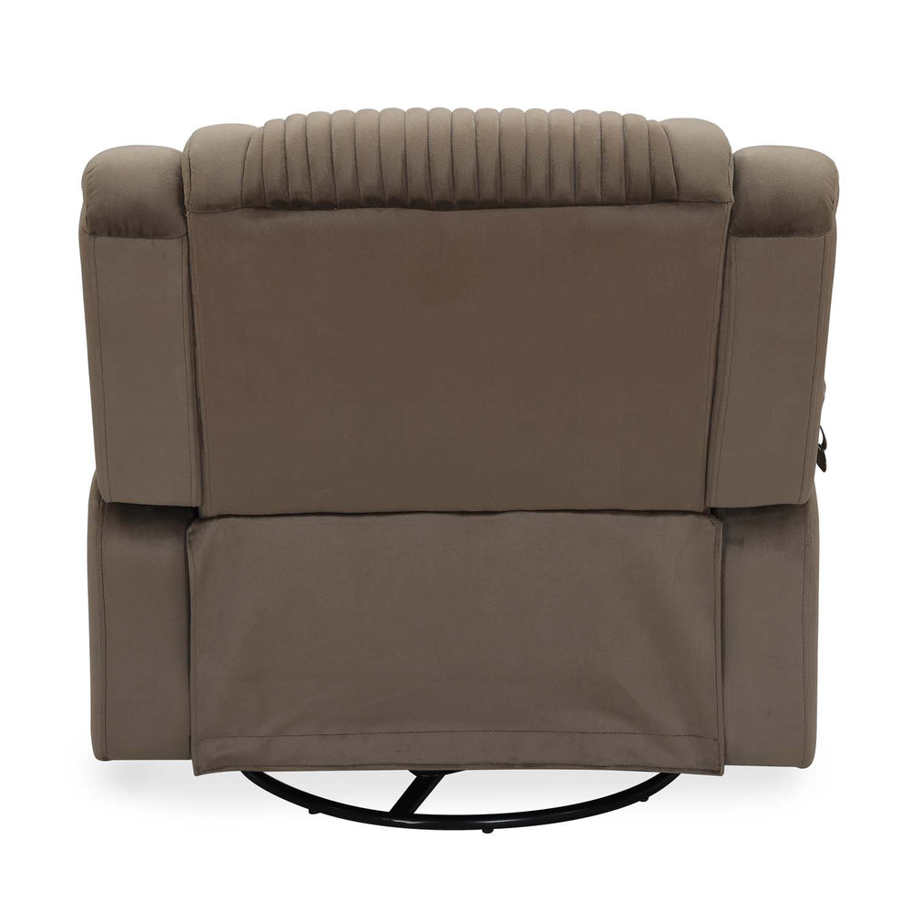 Quito 1 Seater Manual Recliner Sofa- Brown