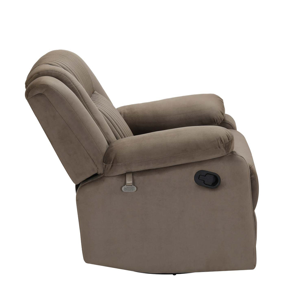 Quito 1 Seater Manual Recliner Sofa- Brown
