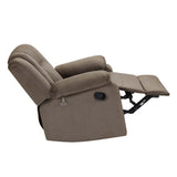 Quito 1 Seater Manual Recliner Sofa- Brown