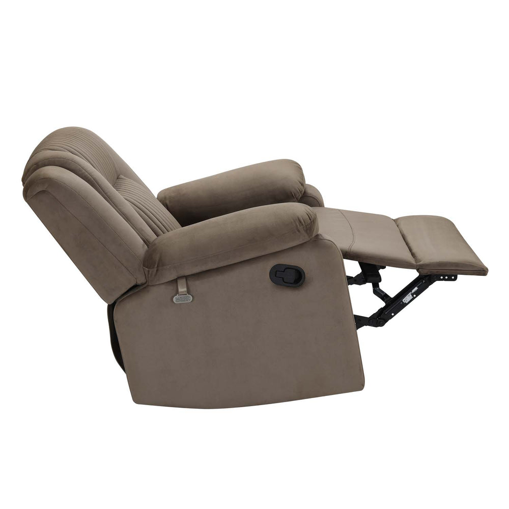 Quito 1 Seater Manual Recliner Sofa- Brown