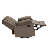 Quito 1 Seater Manual Recliner Sofa- Brown
