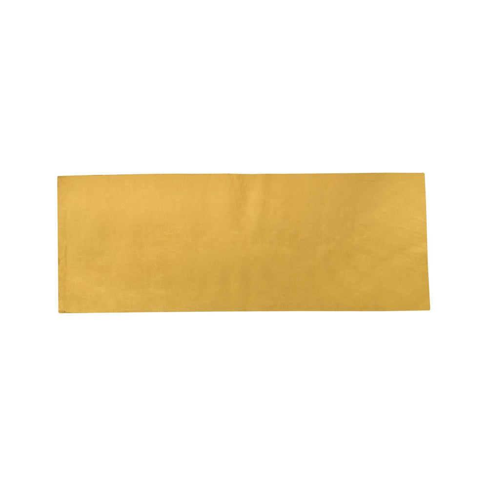 Leaf Beaded Polyester Table Runner Small- Gold