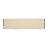 Palm Tree Embroidery Cotton Table Runner Small- Beige and Brown