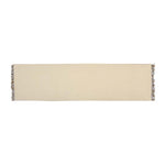 Palm Tree Embroidery Cotton Table Runner Small- Beige and Brown
