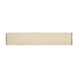 Palm Tree Embroidery Cotton Table Runner Large- Beige and Brown