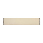 Palm Tree Embroidery Cotton Table Runner Large- Beige and Brown