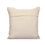 Leaf Beaded Polyester Cushion Cover- Gold