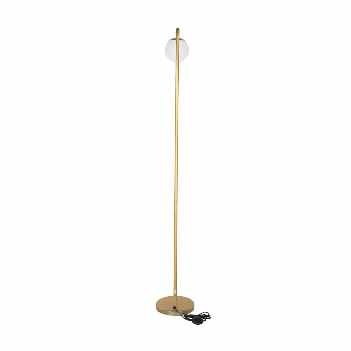 One Bulb Modern Floor Lamp (Gold)