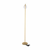 One Bulb Modern Floor Lamp (Gold)