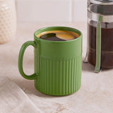 Porcelain Milk Mug- Green Matt