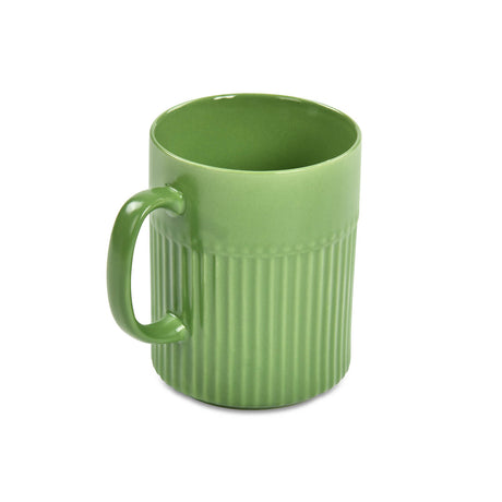 Porcelain Milk Mug- Green Matt