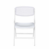 Aero Metal Folding Chair- White