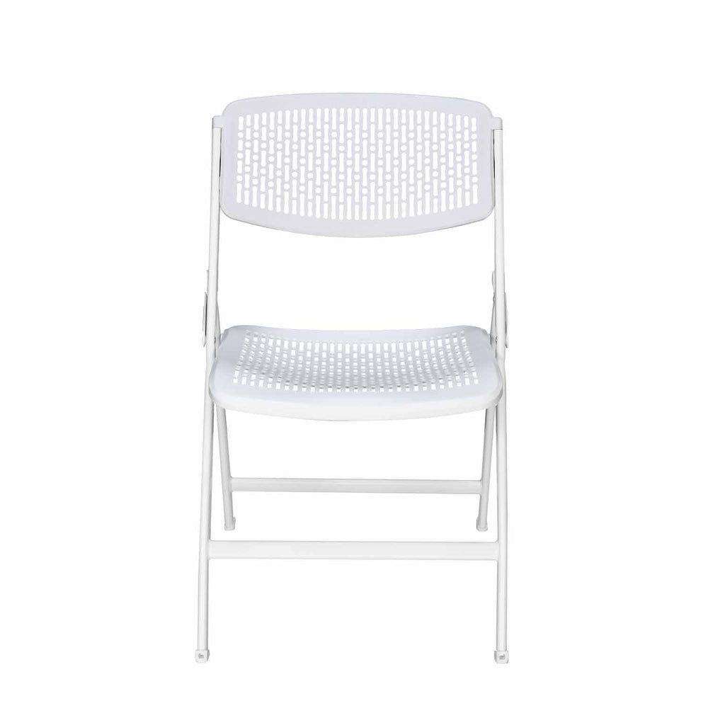 Aero Metal Folding Chair- White