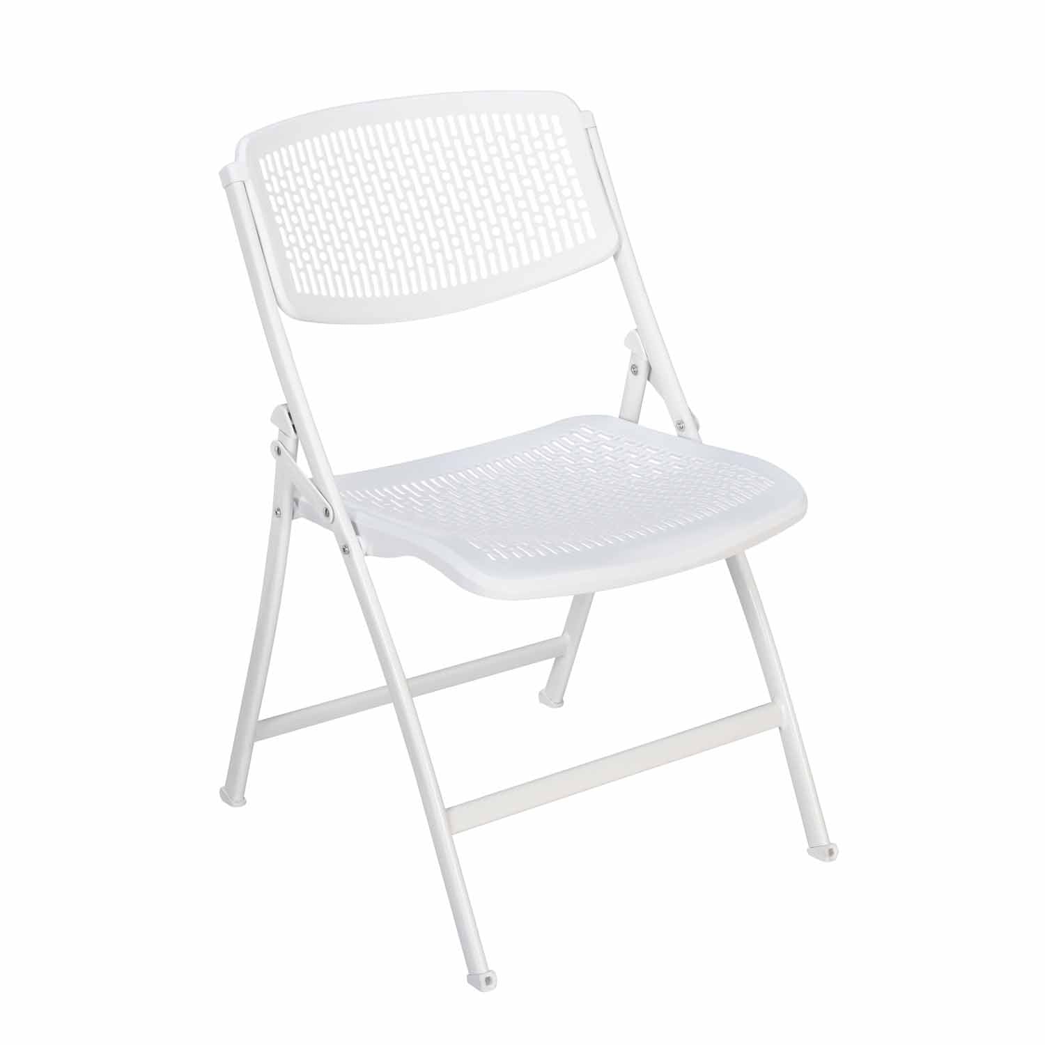 Aero Metal Folding Chair- White
