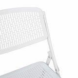 Aero Metal Folding Chair- White
