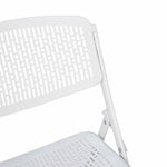 Aero Metal Folding Chair- White