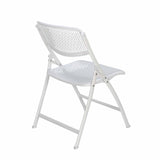 Aero Metal Folding Chair- White