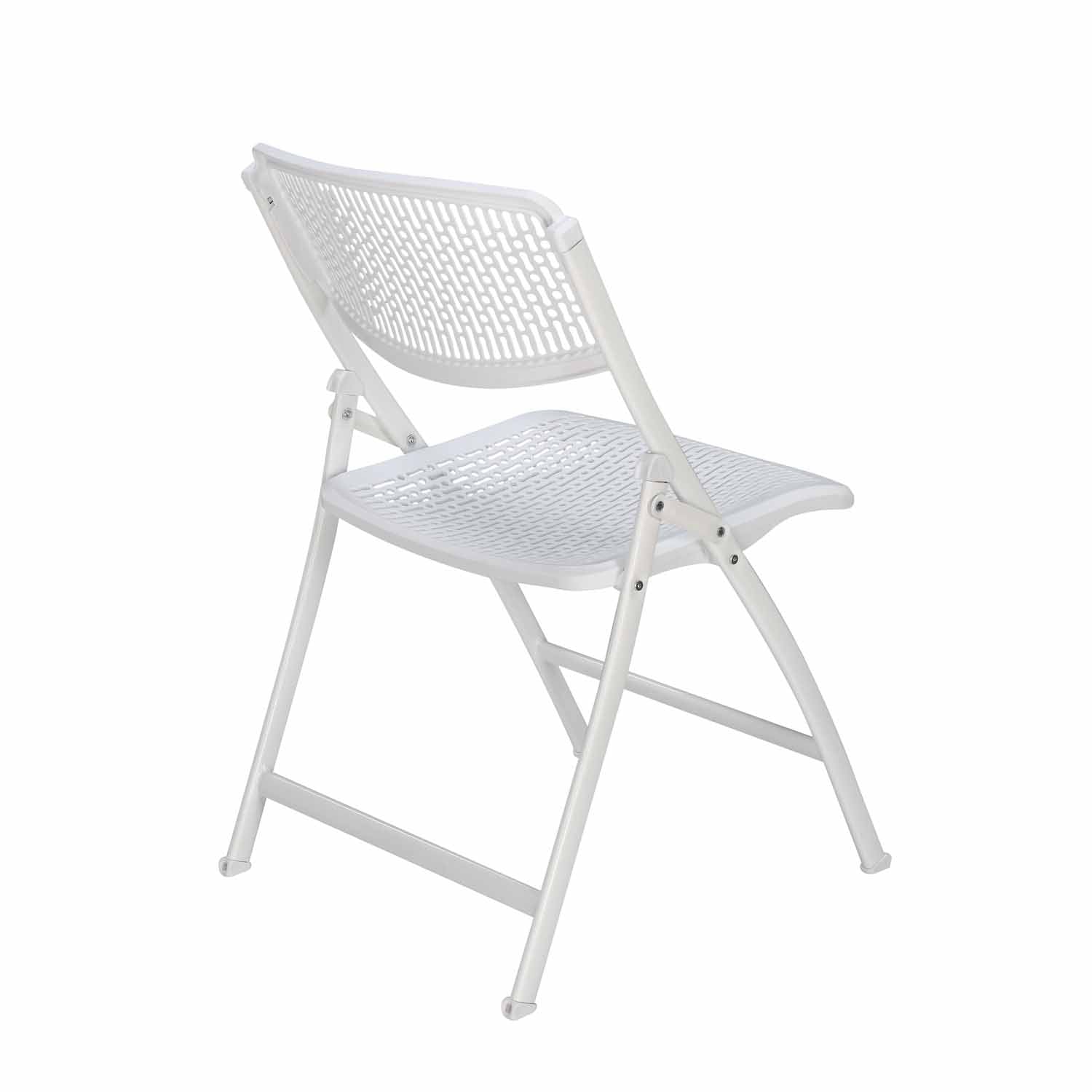 Aero Metal Folding Chair- White