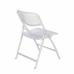 Aero Metal Folding Chair- White