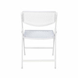 Aero Metal Folding Chair- White