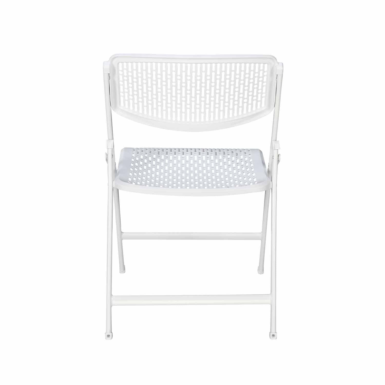 Aero Metal Folding Chair- White