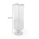 Decorative Glass Vase Jar Large- Transparent