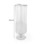 Decorative Glass Vase Jar Large- Transparent