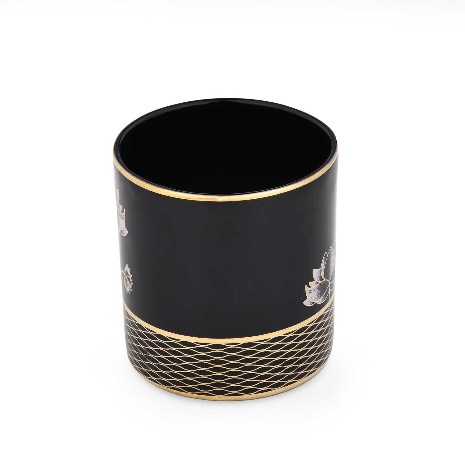 Porcelain Coffee Mug Set of 6- Black