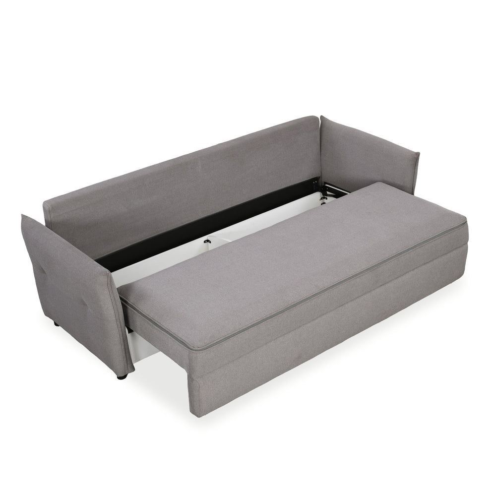 Aveo 3 Seater Sofa Cum Bed- Grey