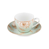 Porcelain Cup and Saucer Set of 6- Cream