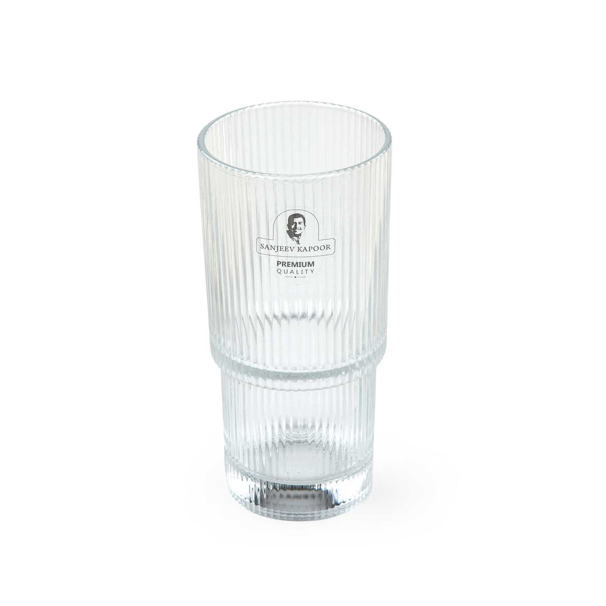 Stackable 300 ml Water Glass Set of 6- Transparent
