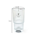 Stackable 300 ml Water Glass Set of 6- Transparent