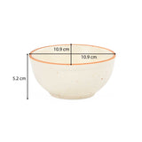 Stoneware 250 ml Serving Bowl- Cream