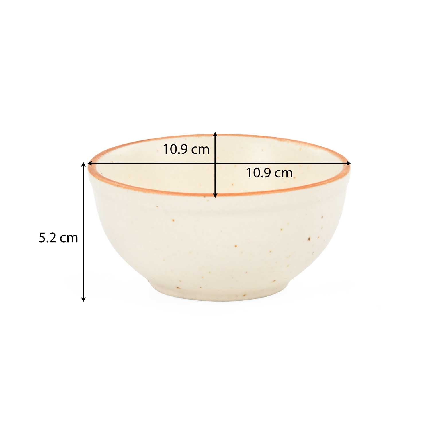 Stoneware 250 ml Serving Bowl- Cream
