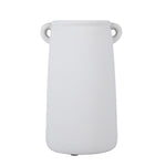 Decorative Trapeze Stoneware Vase Large- Beige