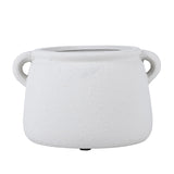 Stoneware Planter with Ears- Beige