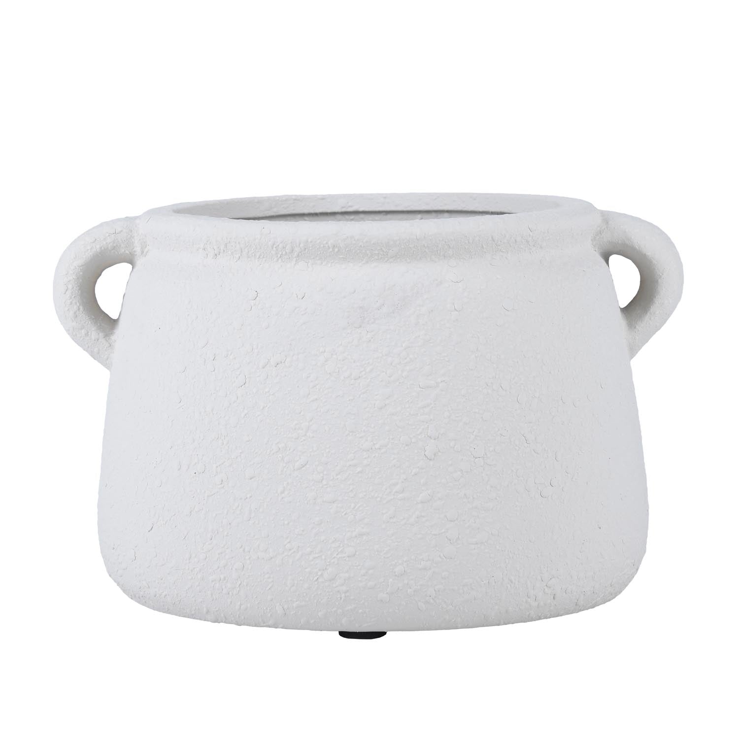 Stoneware Planter with Ears- Beige