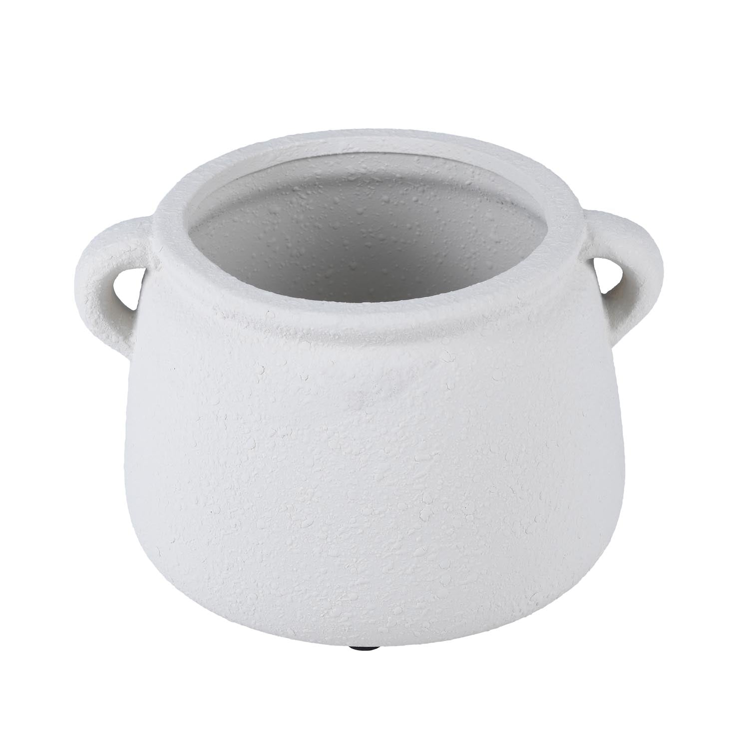 Stoneware Planter with Ears- Beige