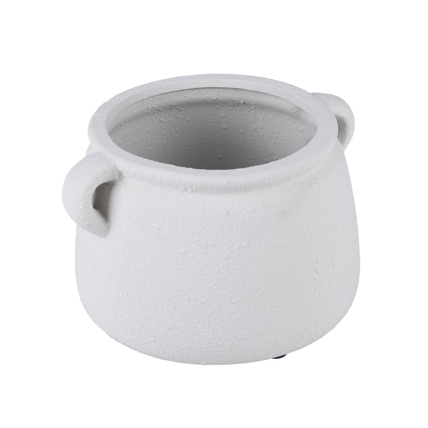 Stoneware Planter with Ears- Beige