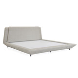 Jaslene Upholstered Queen Bed Without Storage- Beige