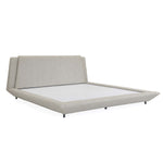 Jaslene Upholstered King Bed Without Storage- Beige