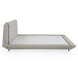 Jaslene Upholstered Queen Bed Without Storage- Beige