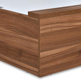 Magnus King Bed with Box Storage(Lyon Walnut)