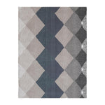 Zigzag Polyester Queen Bedsheet with Pillow Covers- Multicolor