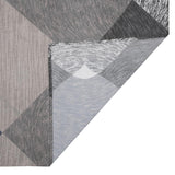 Zigzag Polyester Single Bedsheet with Pillow Cover- Multicolor