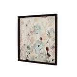 Floral Embroidered Wall Art (Pink & Beige)