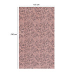 Petal Haze Polyester Single Bedsheet with Pillow Cover- Multicolor